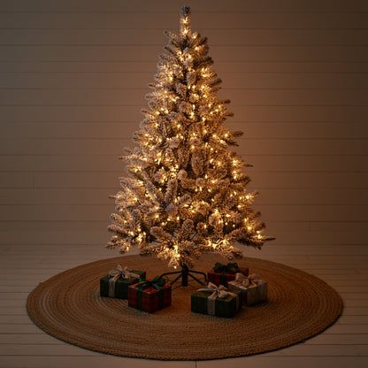 Brad Artificial Nins cu Instalație LED integrată