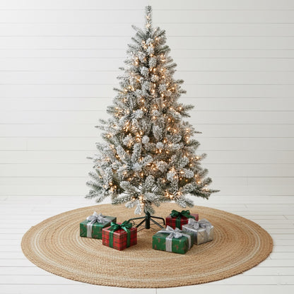 Brad Artificial Nins cu Instalație LED integrată